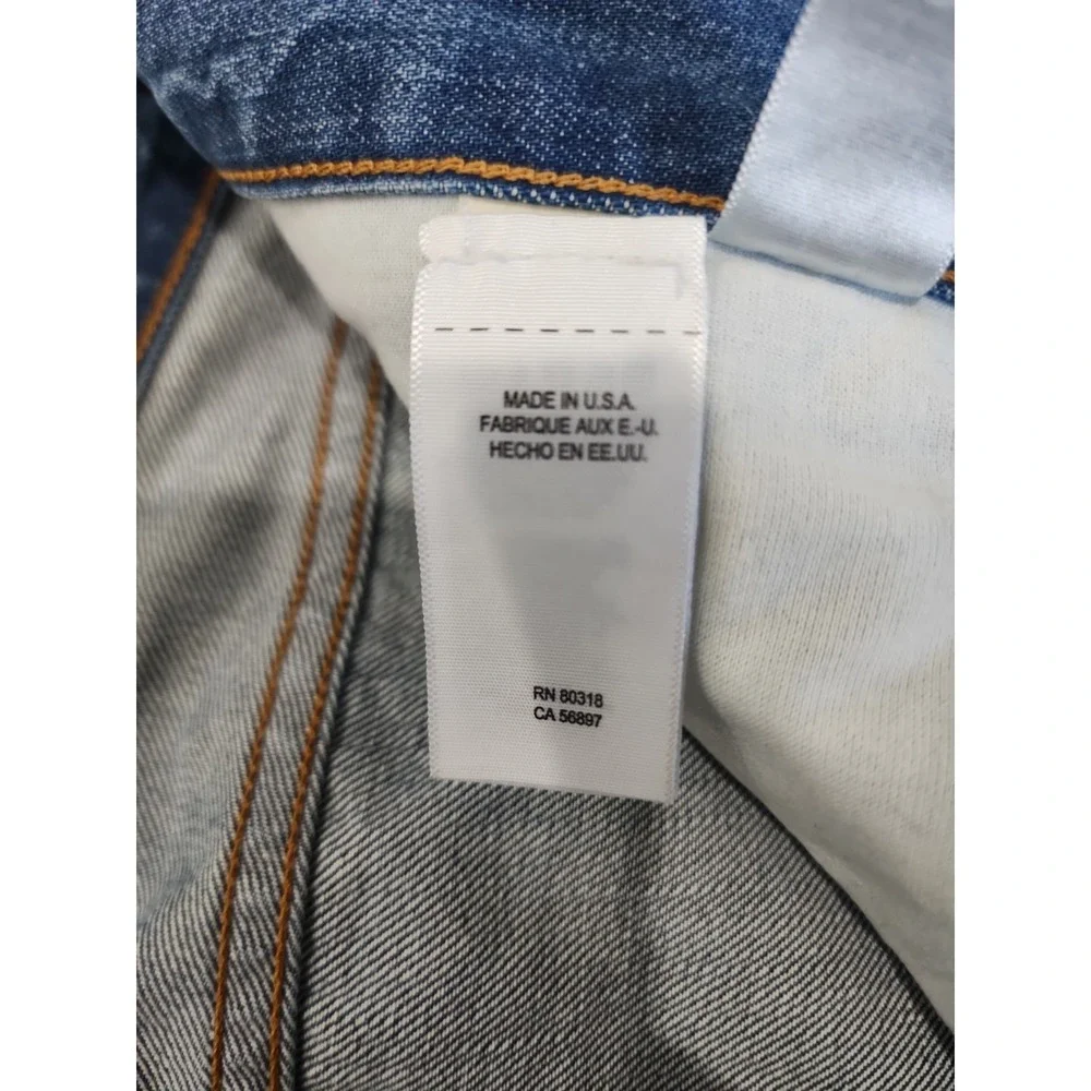Lucky Brand 121 Heritage White Oak Cone Selvedge Jeans 36x32 Made In US - Picture 9 of 15